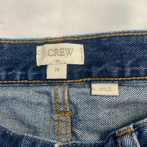 J Crew Blue Denim Shorts Size 26 - Picture 4 of 5
